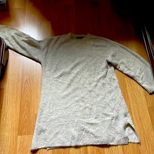 Sweater or sweater dress oatmeal color and very soft